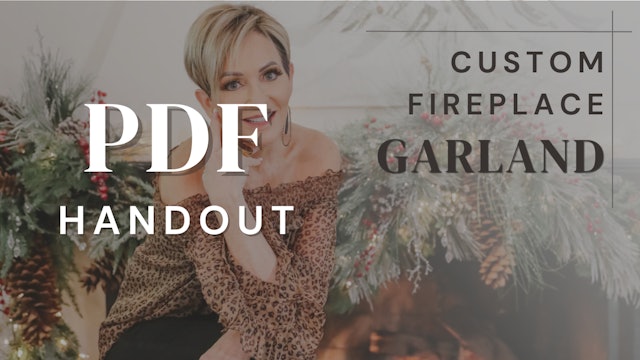 PDF | Custom Fireplace Garland 