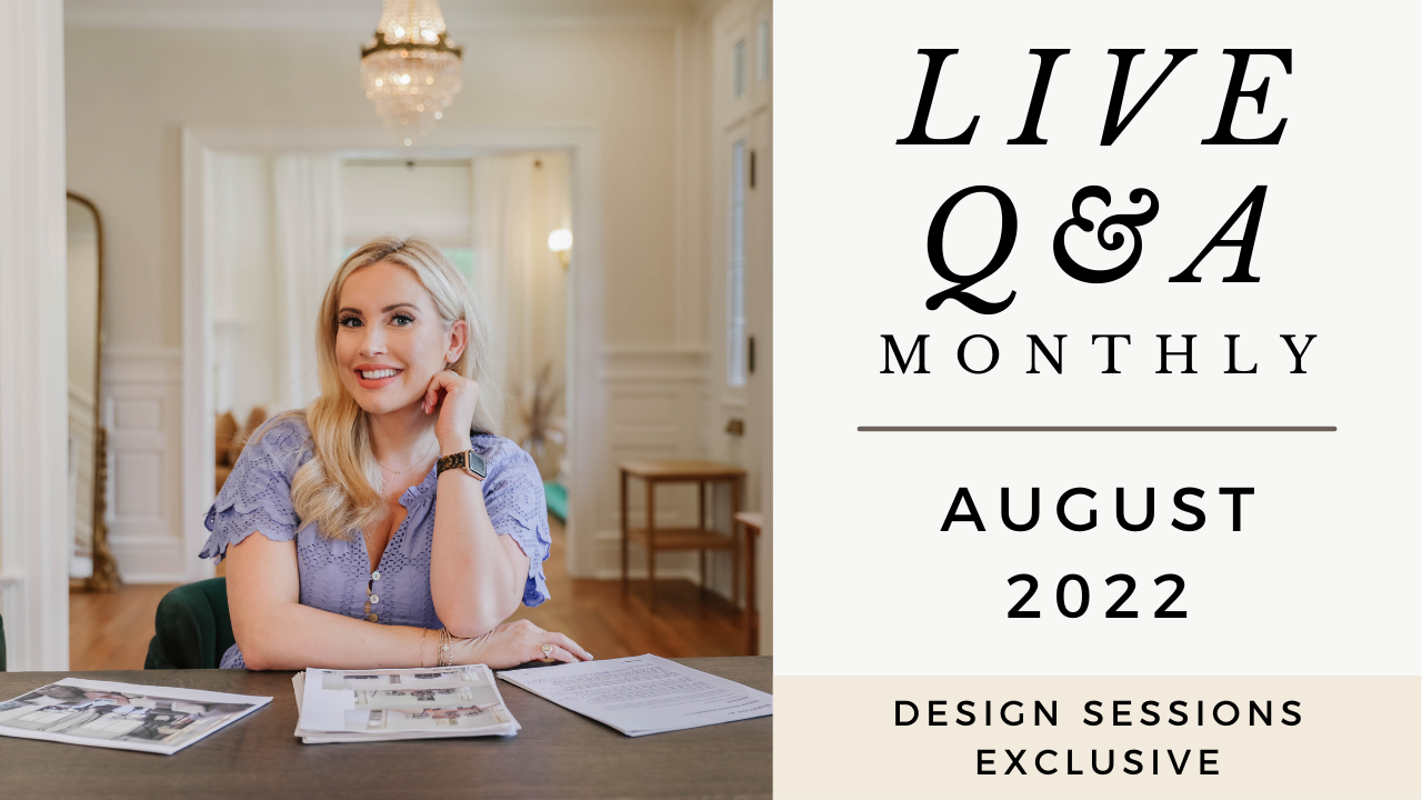 August 2022 Live Q&A with Sharrah