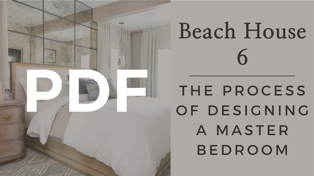 PDF | Beach House 6 - Designing a Master Bedroom