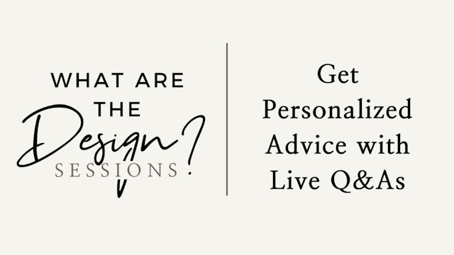 Get Personalized Advice with Live Q&As