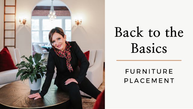 Back To The Basics: Furniture Placement