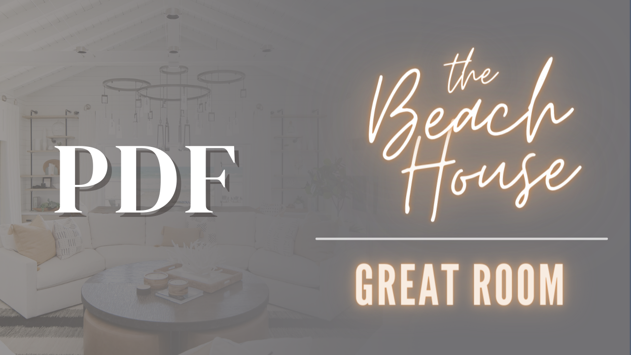 PDF | Beach House 1 - Designing a Great Room