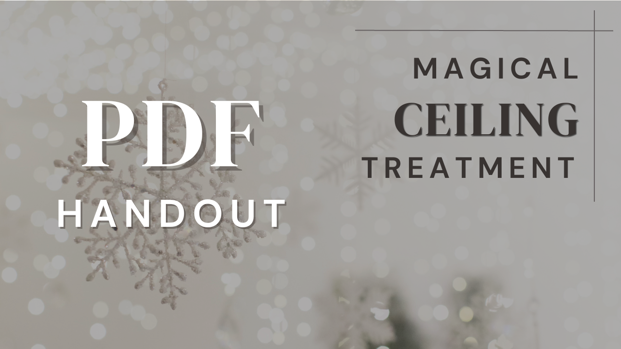 PDF | Magical Ceiling Treatment