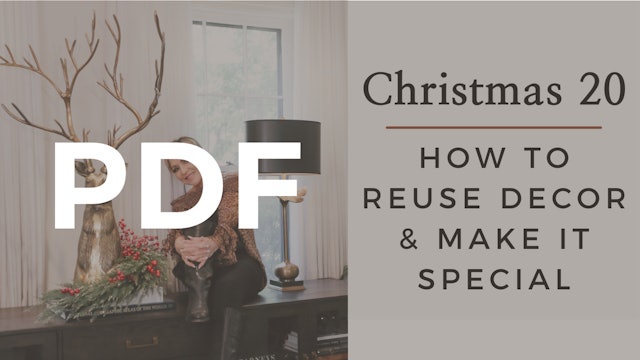 PDF | Reuse Christmas Decor & Make it Special Year After Year