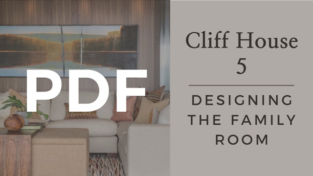 PDF | Cliff House 5 - Designing the Family Room