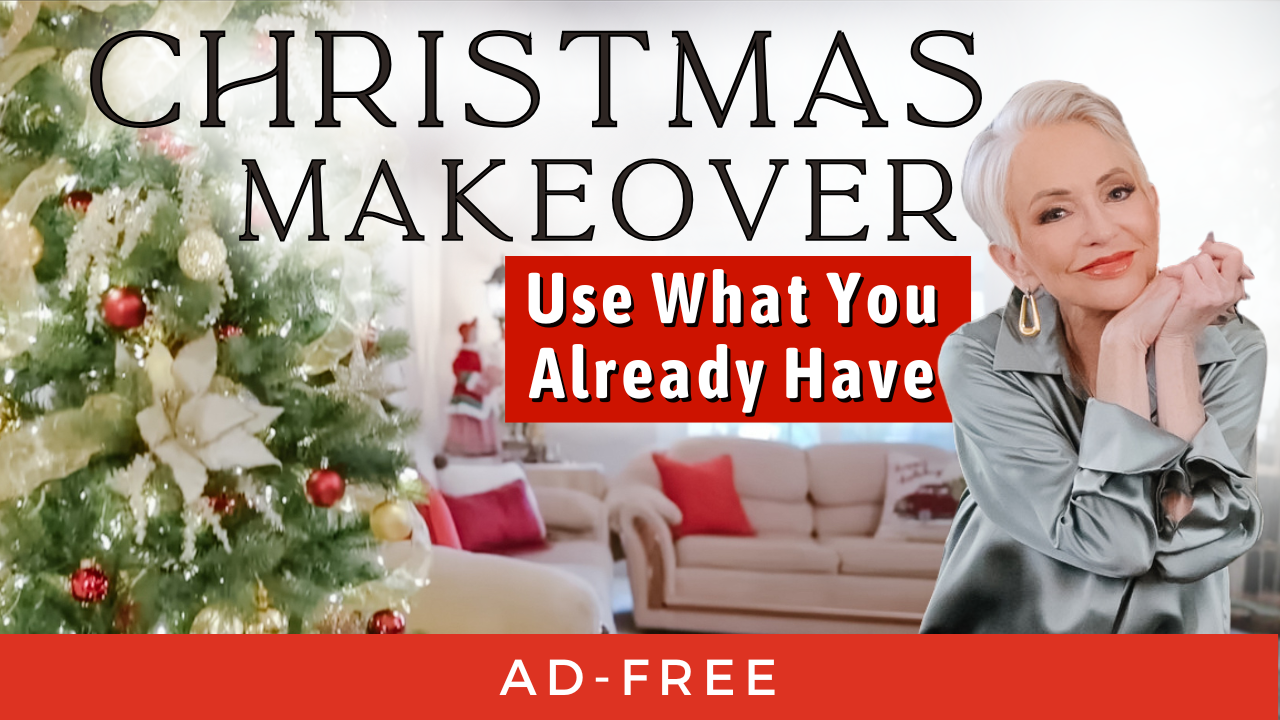 How to Decorate for Christmas WITHOUT Buying New | Classic + Nostalgic Makeover