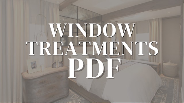 PDF | Window Treatments