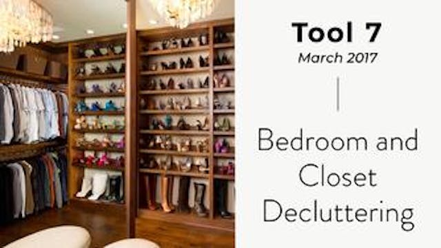 Bedroom and Closet Decluttering