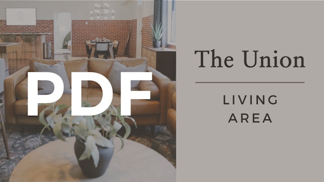 PDF | The Union Project: Living Area