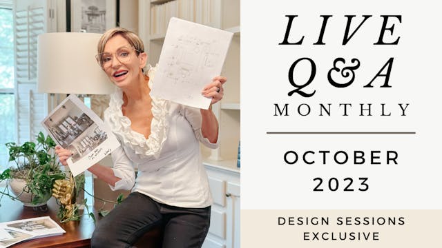 October 2023 Live Q&A with Rebecca