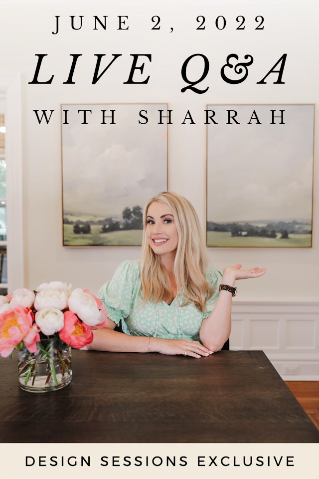 June 2022 Live Q&A with Sharrah