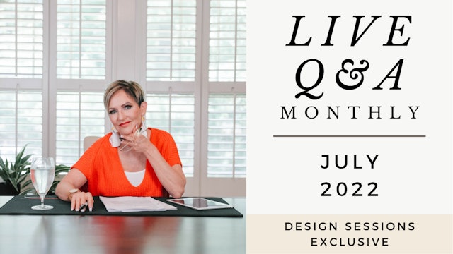 July 2022 Live Q&A with Rebecca