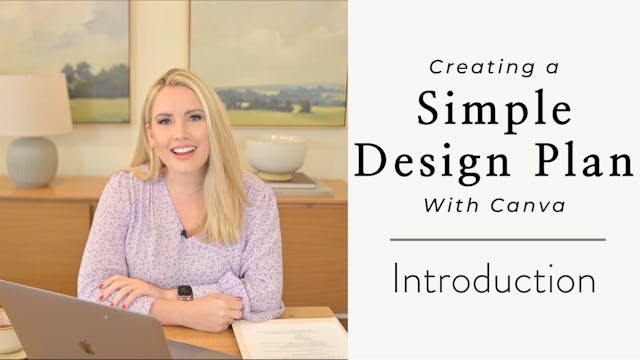 Creating a Simple Design Plan Intro