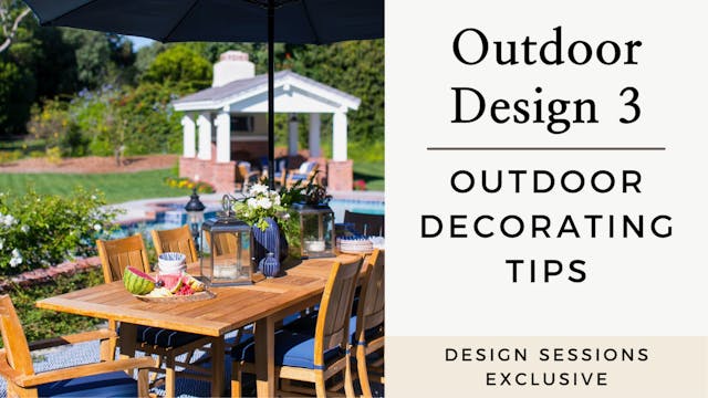 Outdoor Decorating Tips