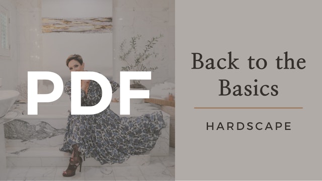 PDF | Back to the Basics: Hardscape