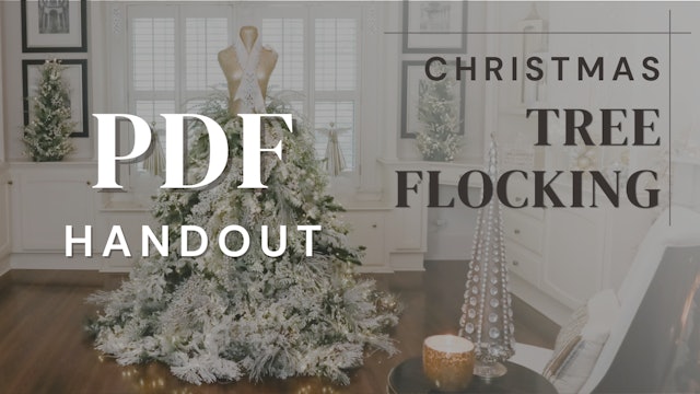 PDF | Christmas Tree Flocking