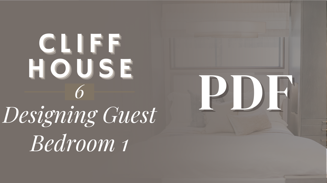 PDF | Cliff House 6 - Designing Guest Bedroom 1