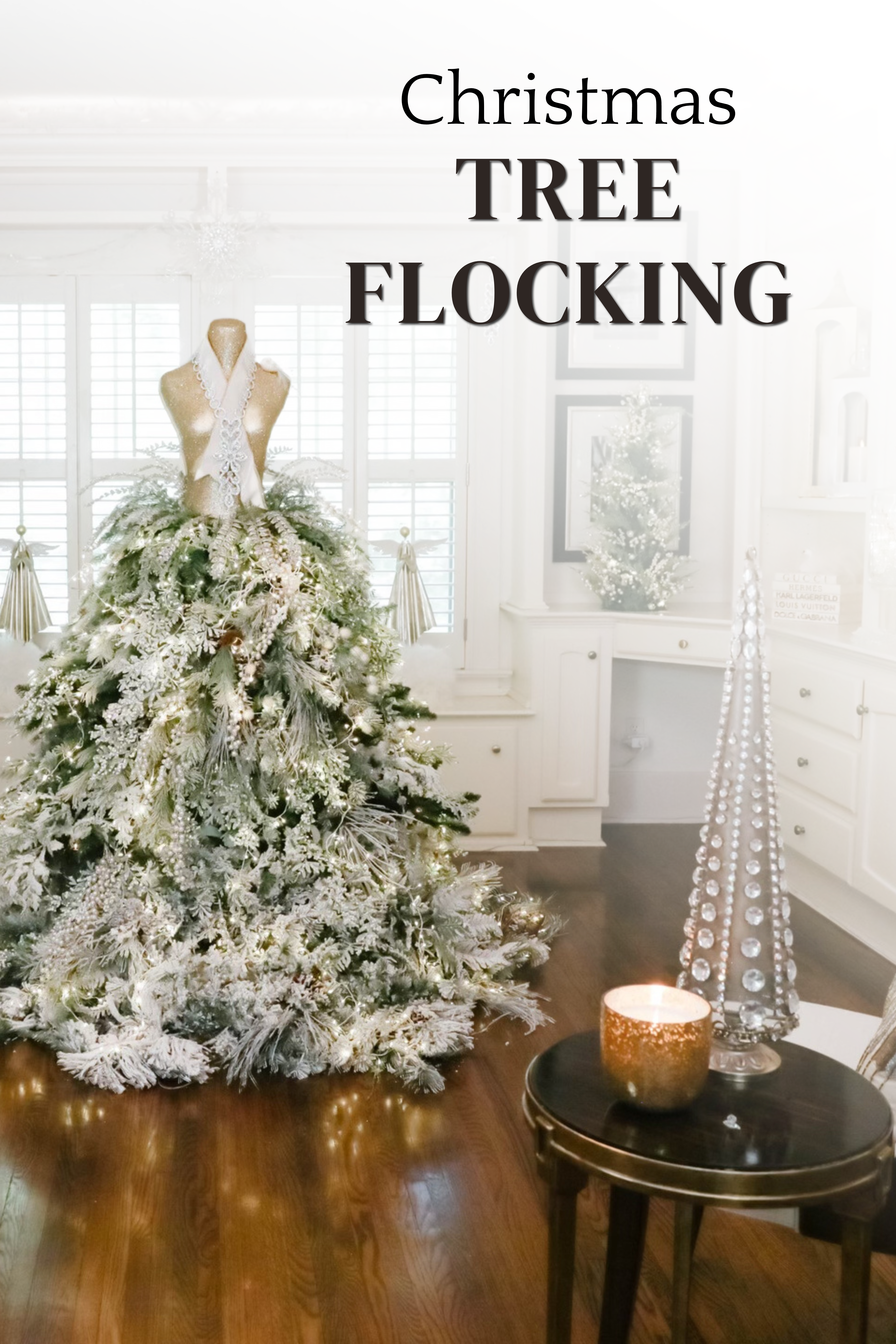 Christmas Tree Flocking