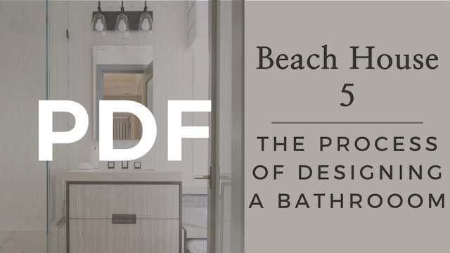 PDF | Beach House 5 - Designing a Bathroom