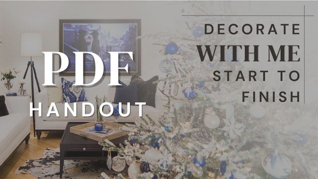 PDF | Decorate with Me Start to Finish
