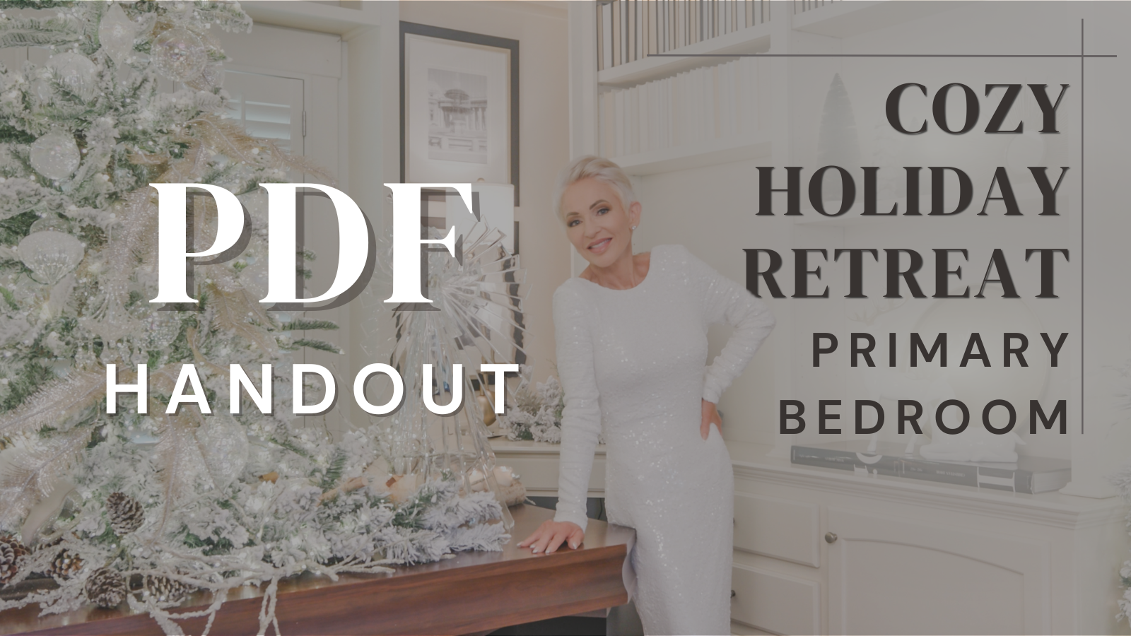 PDF | Cozy Holiday Retreat: Primary Bedroom