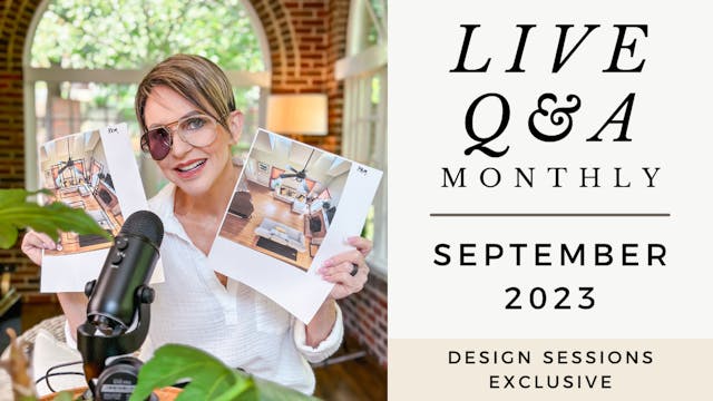 September 2023 Live Q&A with Rebecca