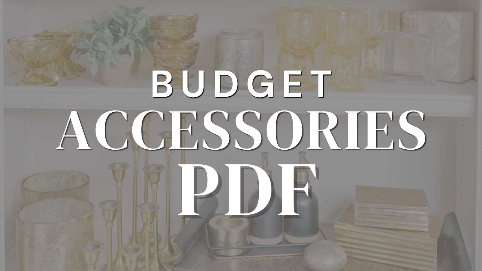 PDF | Budget Accessories