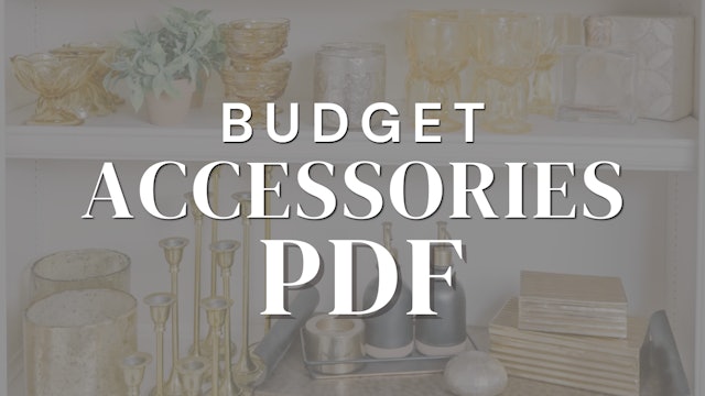 PDF | Budget Accessories