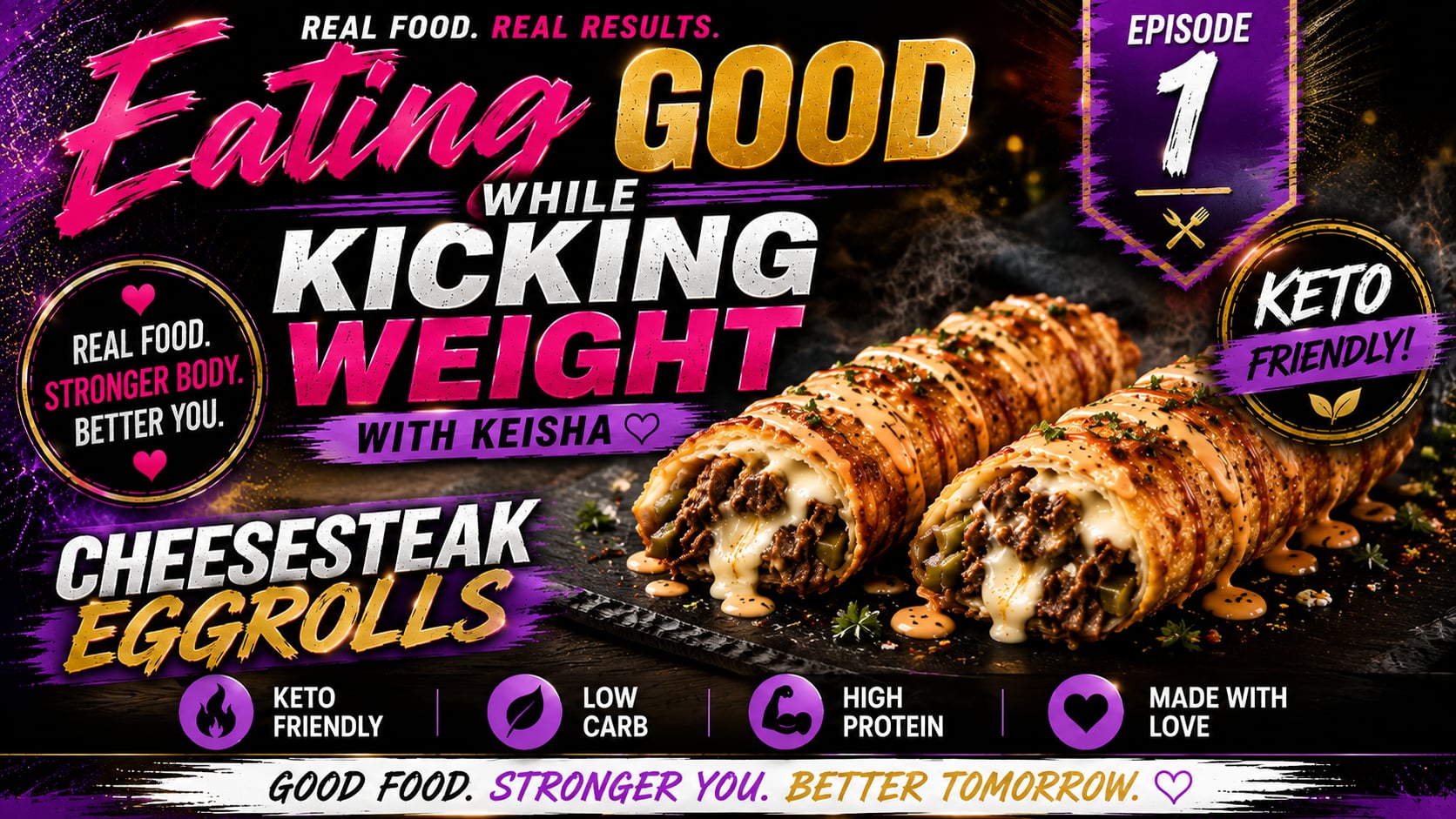 1. Cheesesteak Eggrolls