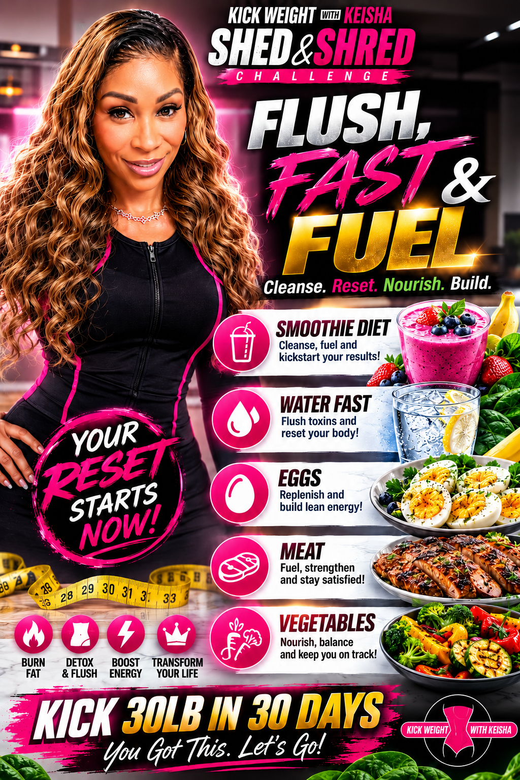 Flush, Fast & Fuel