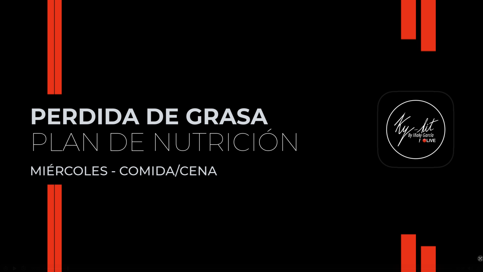 6. Miércoles - Comida / Cena - Plan perdida de grasa 2025