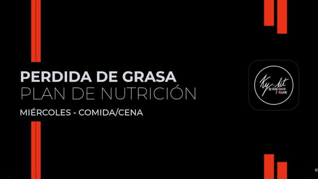 6. Miércoles - Comida / Cena - Plan ...