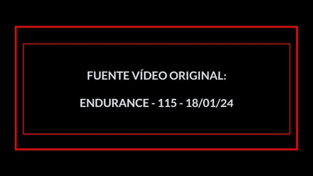 ENDURANCE EN 30 MIN - 33 (18/01/24)