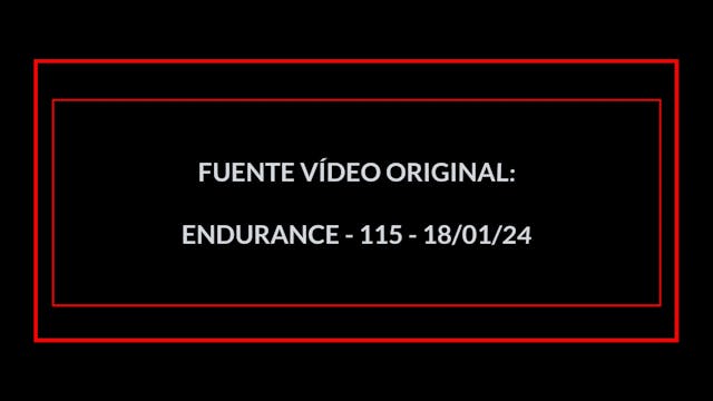 ENDURANCE EN 30 MIN - 33 (18/01/24)