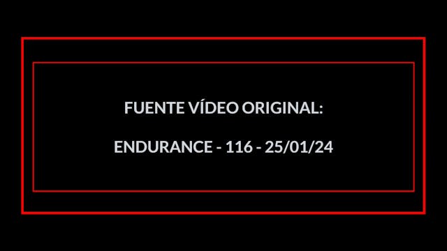 ENDURANCE EN 30 MIN - 34 (25/01/24)