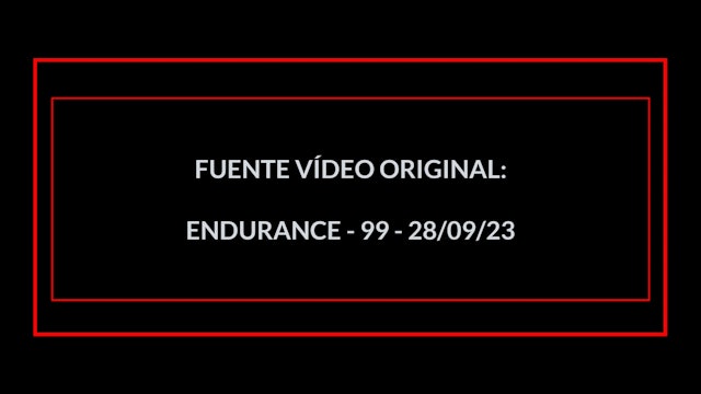 ENDURANCE EN 30 MIN - 17 (28/09/23)