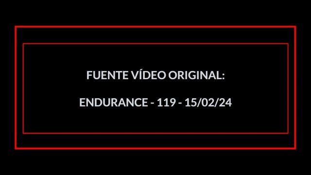 ENDURANCE EN 30 MIN - 37 (15/02/24)