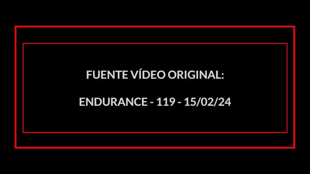 ENDURANCE EN 30 MIN - 37 (15/02/24)