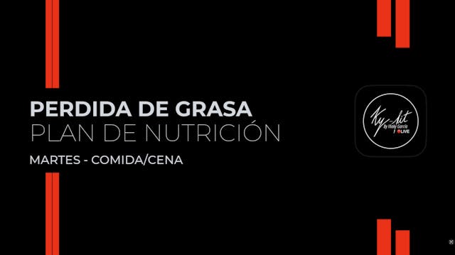 5. Martes- Comida / Cena - Plan perdi...