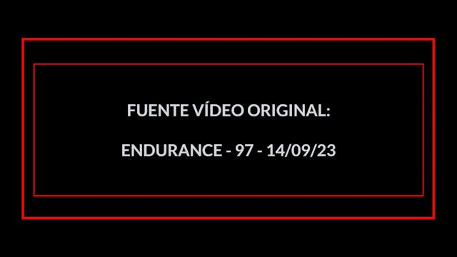 ENDURANCE EN 30 MIN - 15 (14/09/23)