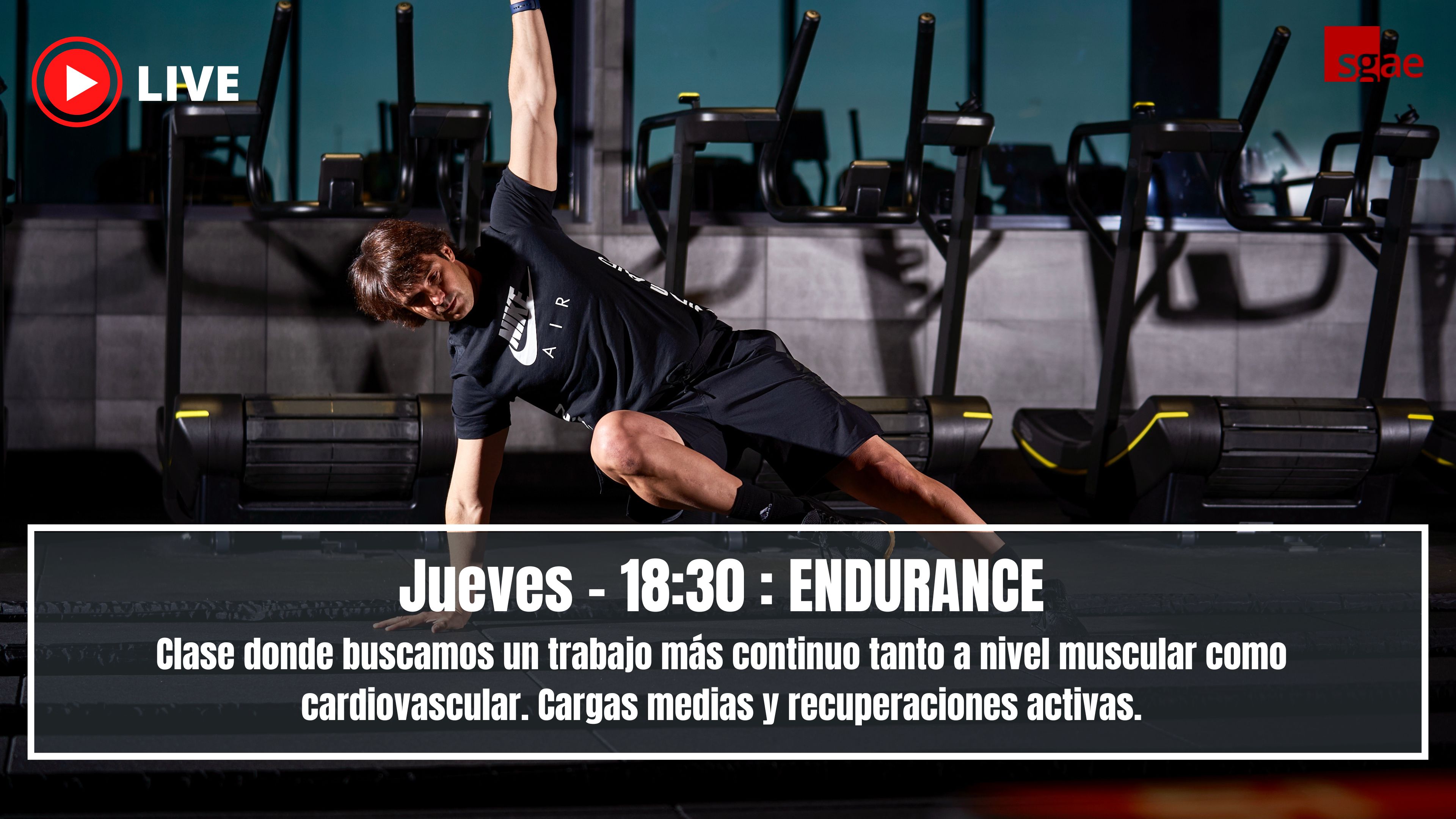 JUEVES - 16/4 - 18:30 - ENDURANCE