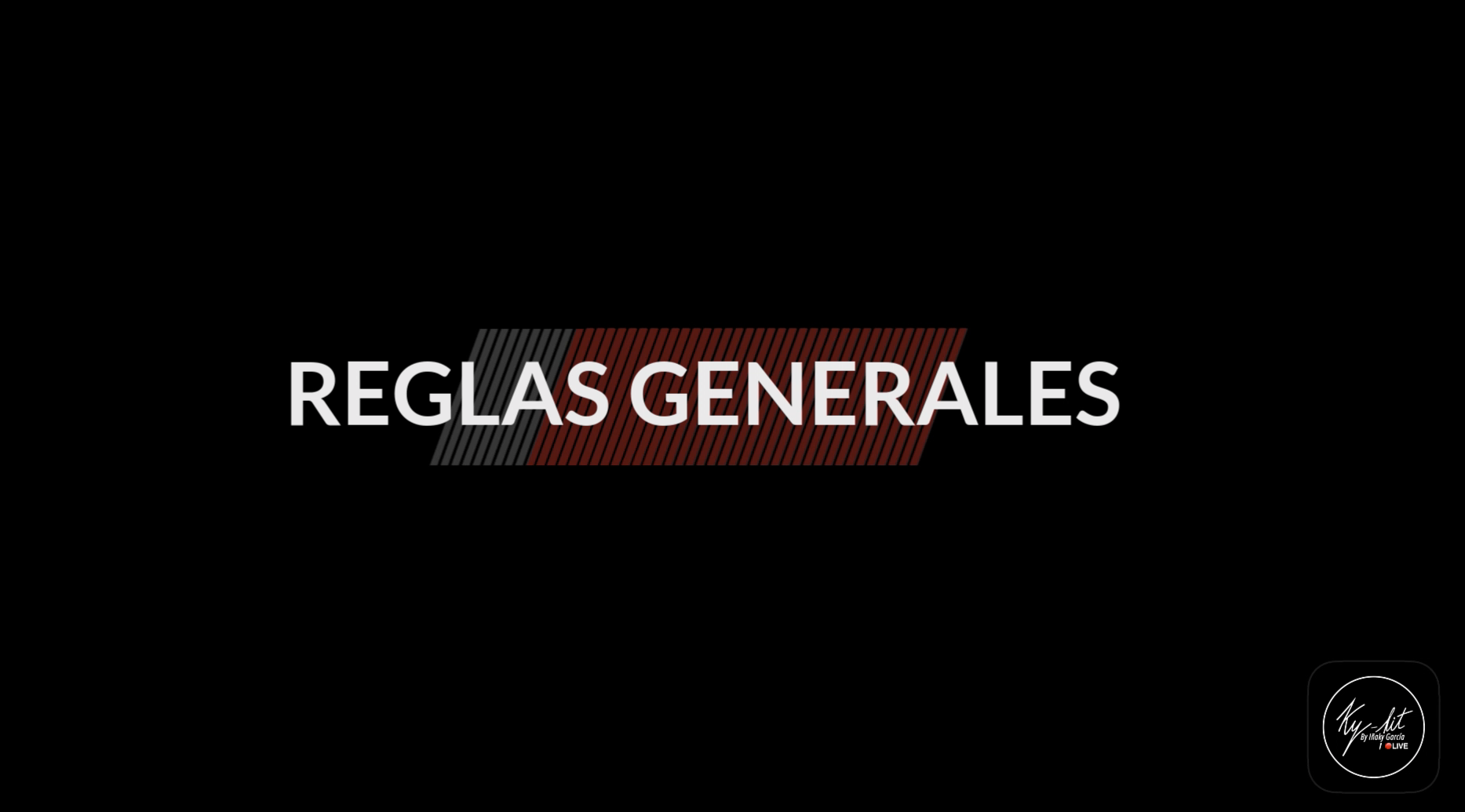 NUTRICIÓN - REGLAS GENERALES