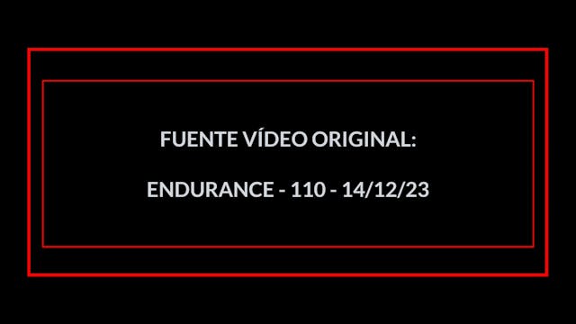 ENDURANCE EN 30 MIN - 28 (14/12/23)