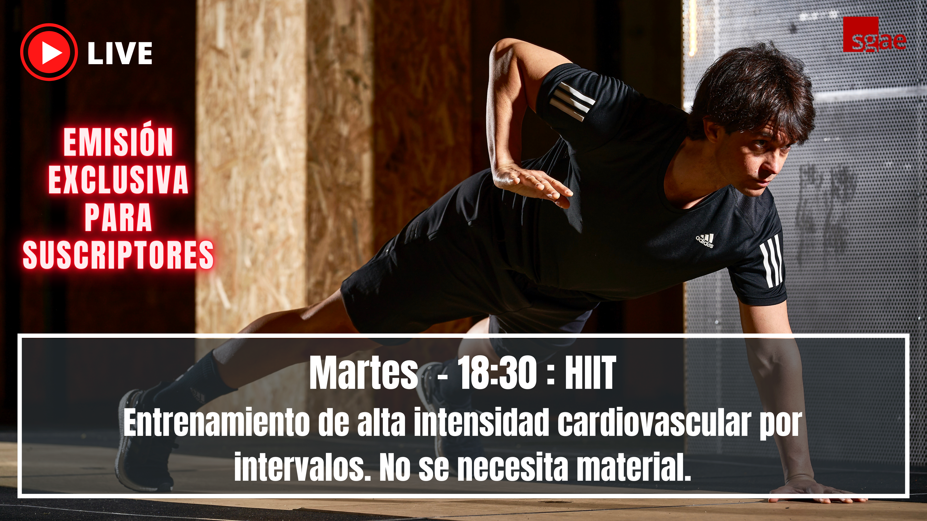 MARTES - 14/4 - 18:30 - HIIT