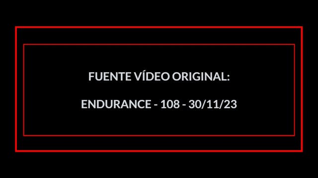 ENDURANCE EN 30 MIN - 27 (07/12/23)