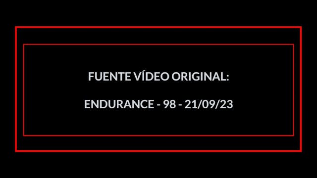 ENDURANCE EN 30 MIN - 16 (21/09/23)