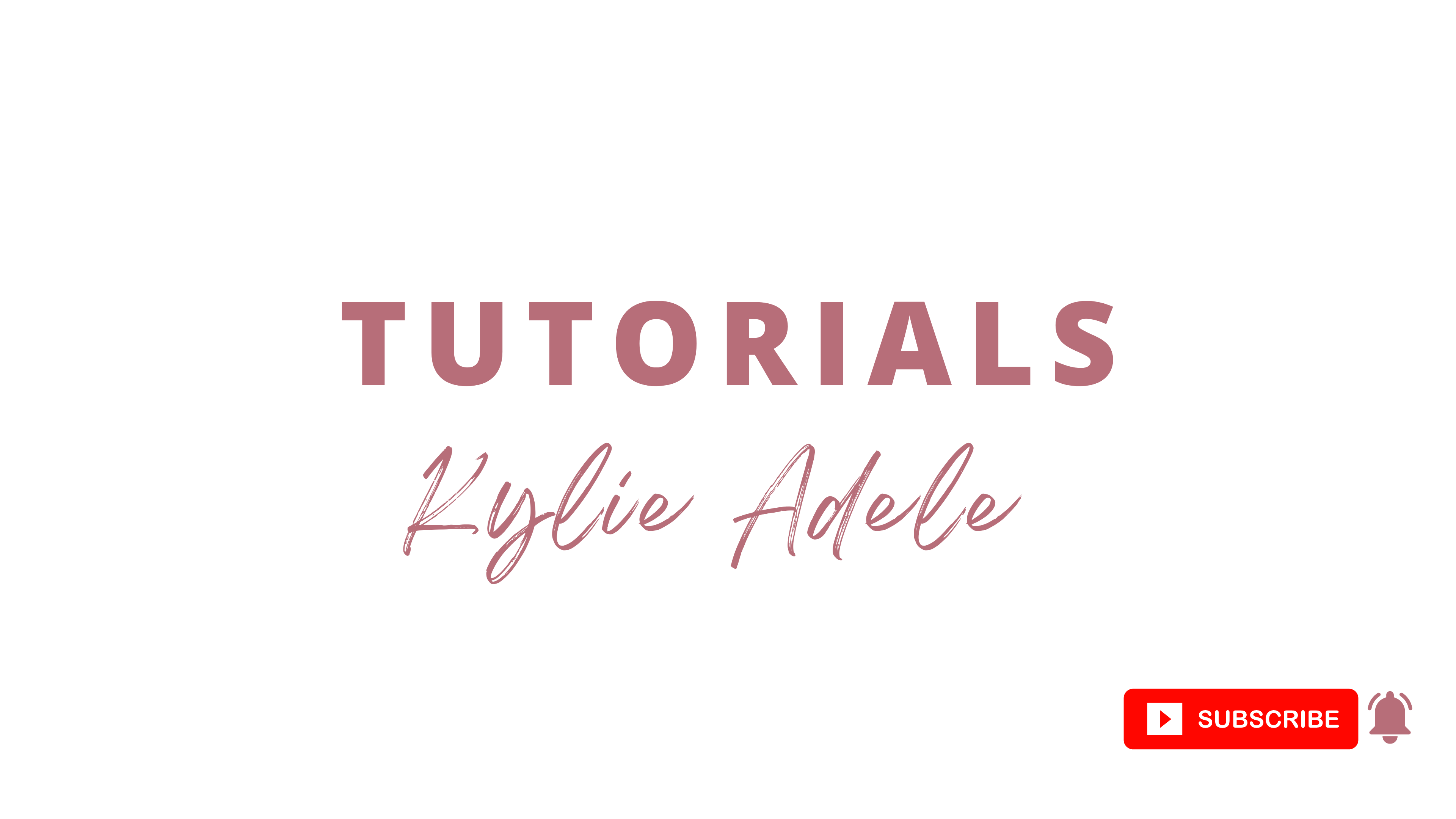Tutorials