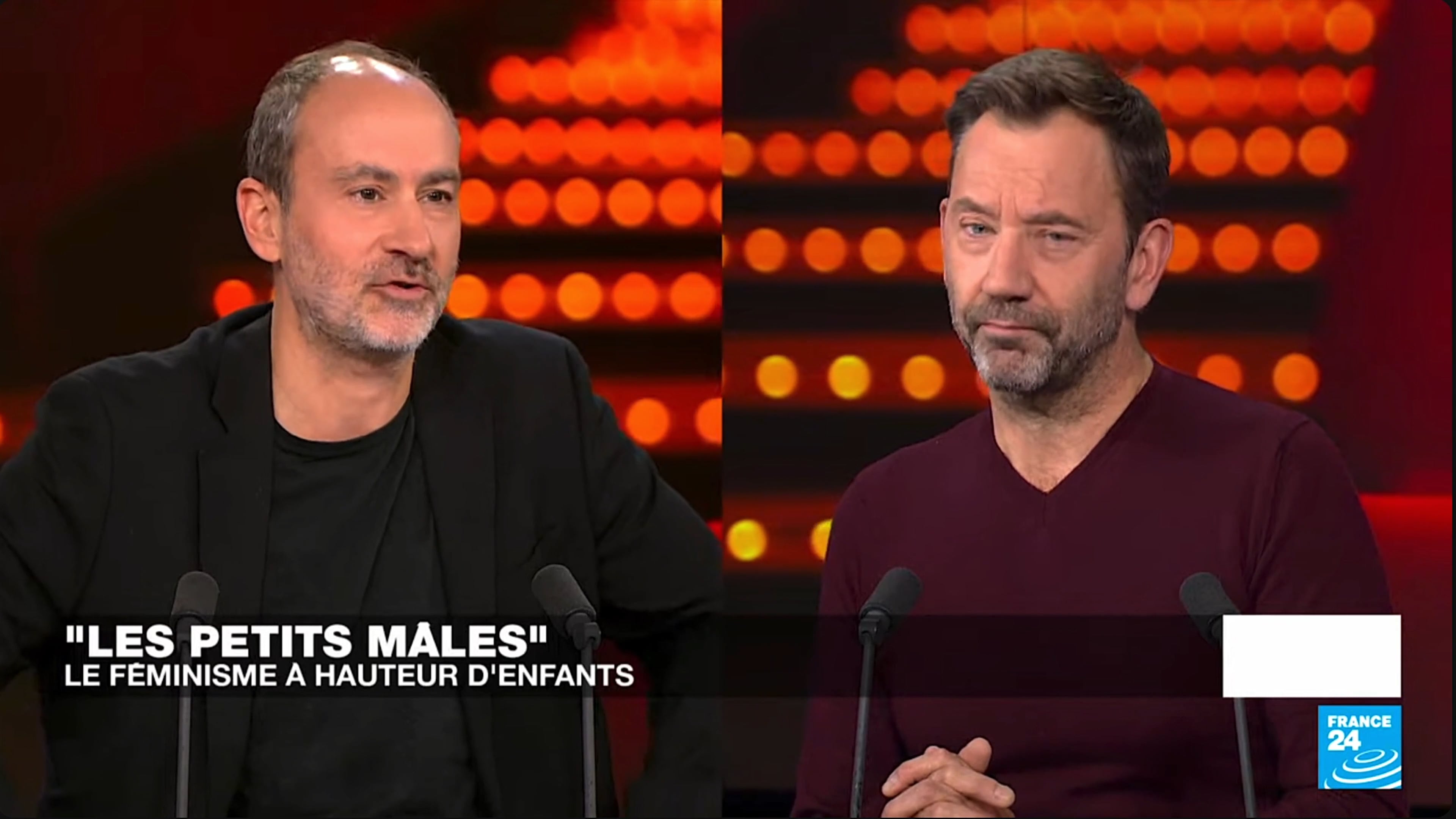 Laurent Metterie dans À L'AFFICHE (FRANCE 24) pour la sortie des Petits mâles