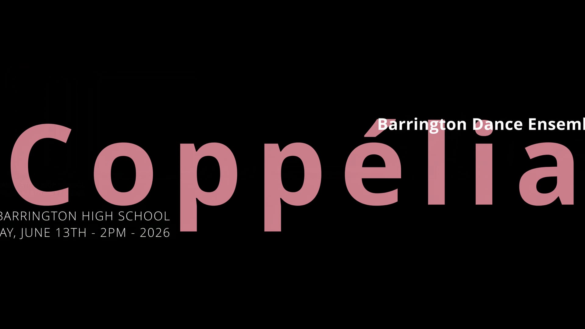 2026 Barrington Dance Ensemble - Coppelia - Saturday