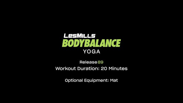 BodyBalance #89 - 20 min (Yoga)